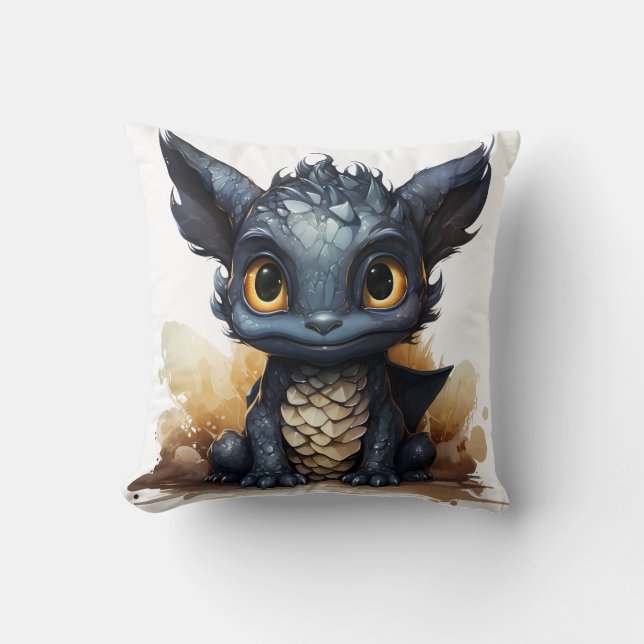 Almofada Travesseiro de Bebê Dragão Fofo | Fantasia Caprich (Frente)