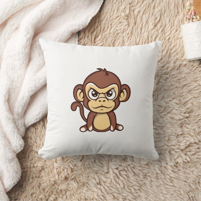 Almofada Travesseiro de Bebê Macaco Bravo Fofo (Cobertor)