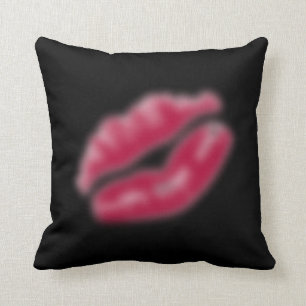 Almofada Travesseiro de Beijo Lipstick