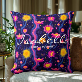 Almofada Travesseiro de Bem-Estar Personalizável com Floral