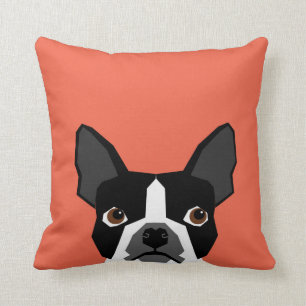 Almofada Travesseiro de Boston Terrier Cute Engraçado Bost