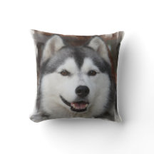 Travesseiro de cachorro Husky