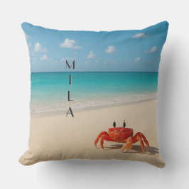 Almofada Travesseiro de Caranguejo Personalizado - Mila | E