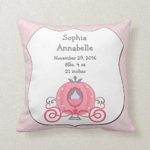 Almofada Travesseiro de Carruagem da Princesa Personalizada