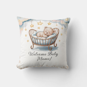 Almofada Travesseiro de Chá de fraldas Personalizado - Bebê