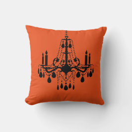 Almofada Travesseiro de Chandelier Laranja Halloween