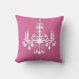 Almofada Travesseiro de Chandelier Rosa