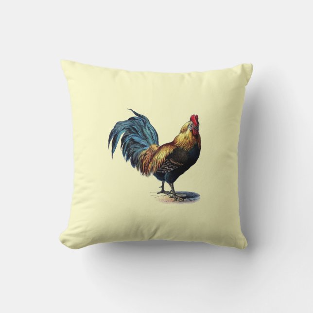 Almofada Travesseiro de Cockerel do Galo de Decores Chic do (Frente)