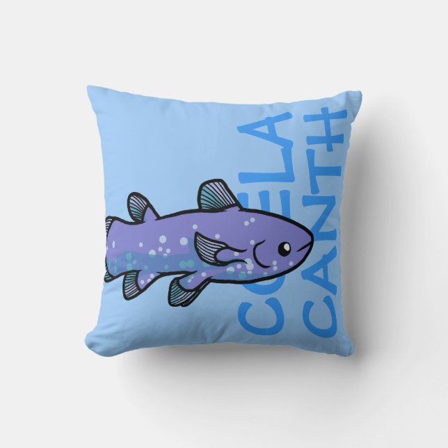Almofada Travesseiro de Coelacanth (Frente)