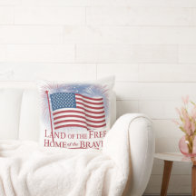 Travesseiro de conforto patriótico