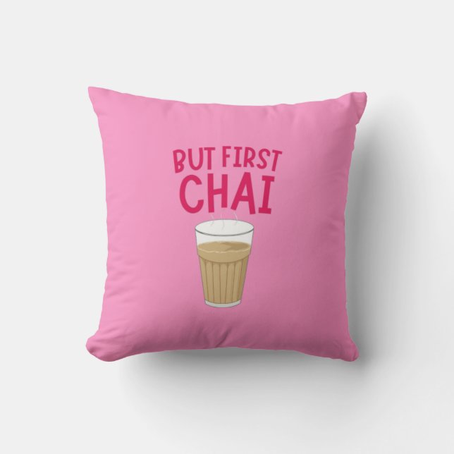 Almofada Travesseiro de Cozy Chai Lover (Frente)
