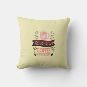 Almofada Travesseiro de Cozy Coffee Lover - Rustic Cafe Vib