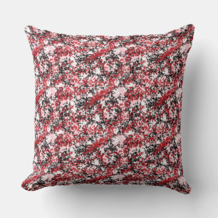Almofada Travesseiro de Design vermelho, cor-de-rosa, preto