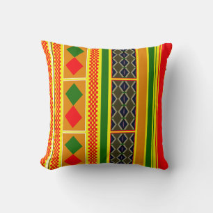 Almofada Travesseiro de Destaque de Kente Weave: Threads do