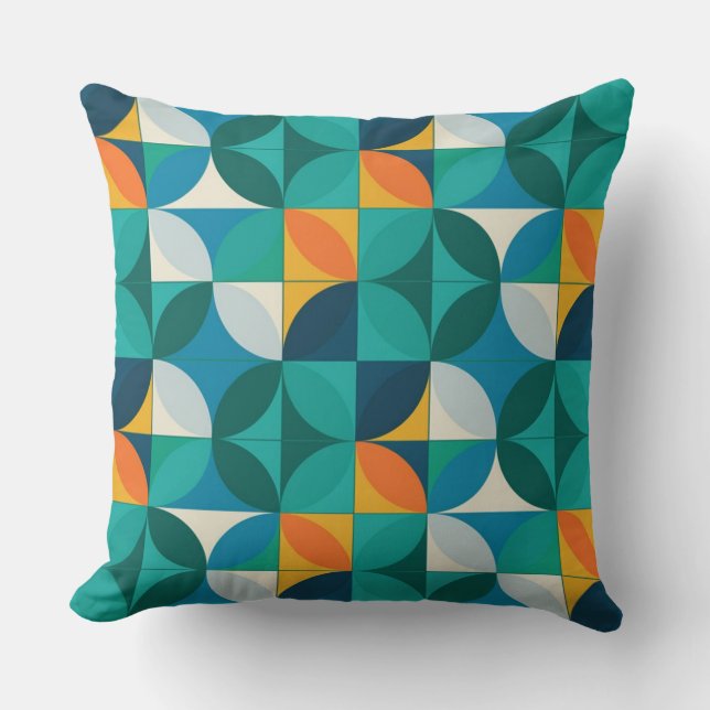 Almofada Travesseiro de Destaque Floral para Sala de Vida | (Frente)