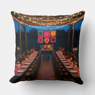 Almofada Travesseiro de Dia de as mães de Lado Duplo: Bohem