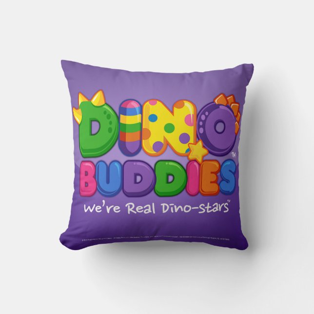 Almofada Travesseiro de Dino-Buddies™ - logotipo 2 da (Frente)