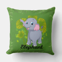 Travesseiro de Elefante Bebê para Crianças – Desen