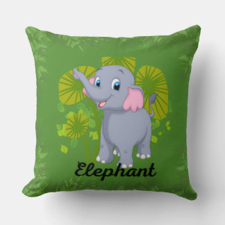 Almofada Travesseiro de Elefante Bebê para Crianças – Desen