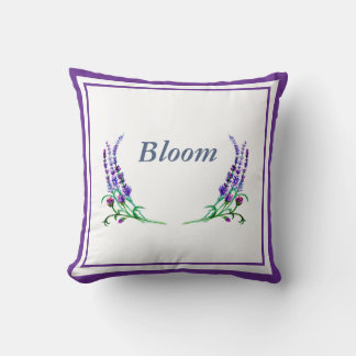 Almofada Travesseiro de Ênfase Floral Personalizável