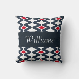 Almofada Travesseiro de espiral vermelho e azul