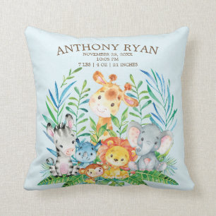 Almofada Travesseiro de Estatísticas de Nascimento dos Rapa