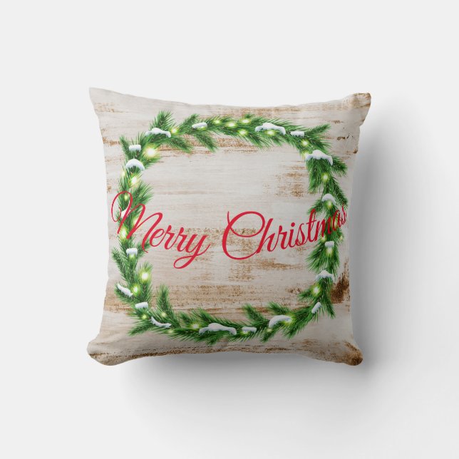 Almofada Travesseiro de Férias de Natal (Frente)