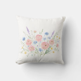 Almofada Travesseiro de Flor Silvestre Suave Decoração Botâ