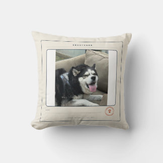 Almofada Travesseiro de Foto de Cachorro Personalizado Bom
