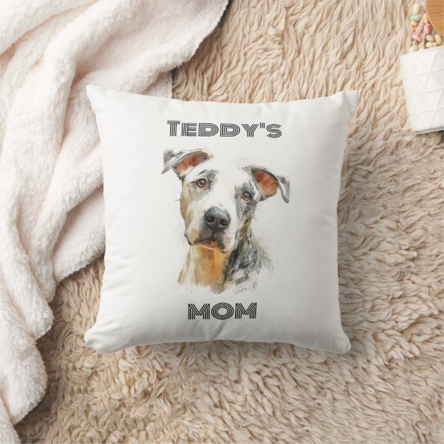 Almofada Travesseiro de Foto Personalizado Mãe de Cachorro  (Cobertor)