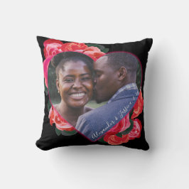 Almofada Travesseiro de Foto Romântica de Dia de os namorad