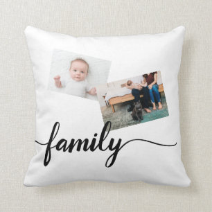 Almofada travesseiro de fotos personalizadas da FAMÍLIA