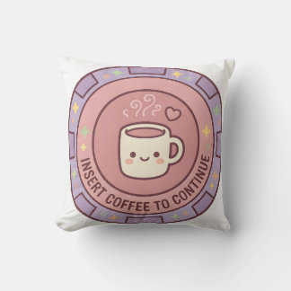 Almofada Travesseiro de Gamer Inserir Café Para Continuar
