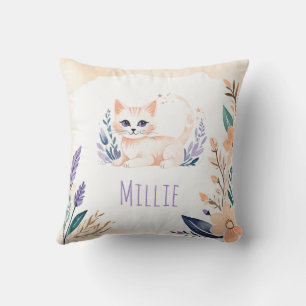 Almofada Travesseiro de Gatinho Fofo Personalizado com Desi