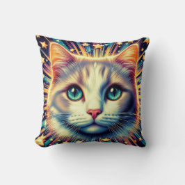 Almofada Travesseiro de gato bonito!