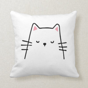 Almofada travesseiro de gato de amor animal
