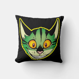 Almofada Travesseiro de Gato de Cartoon Fluorescente