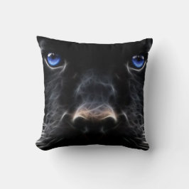 Almofada Travesseiro de Gato de Olhos Azuis Místicos