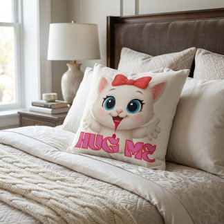 Almofada Travesseiro de Gato Fofo – Design de Decoração de