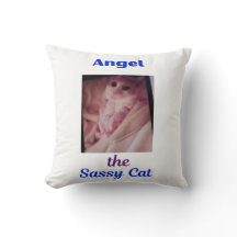 Travesseiro de Gato Sassy Angel