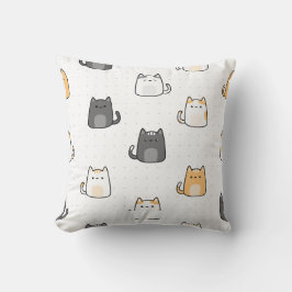 Almofada Travesseiro de Gatos Fofos – Decoração de Casa Ado