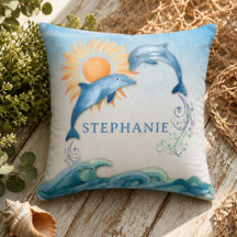 Travesseiro de Golfinho Personalizado