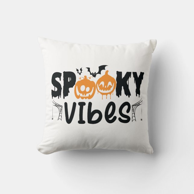 Almofada Travesseiro de Halloween (Frente)