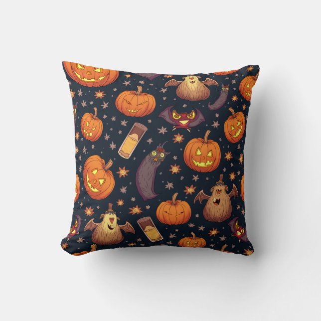 Almofada Travesseiro de Halloween (Frente)