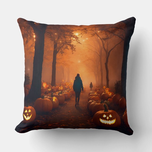 Almofada "Travesseiro de Halloween surpreendente impresso (Frente)