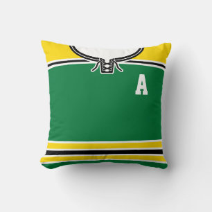 Almofada Travesseiro de Hockey Personalizável de Nome e Núm