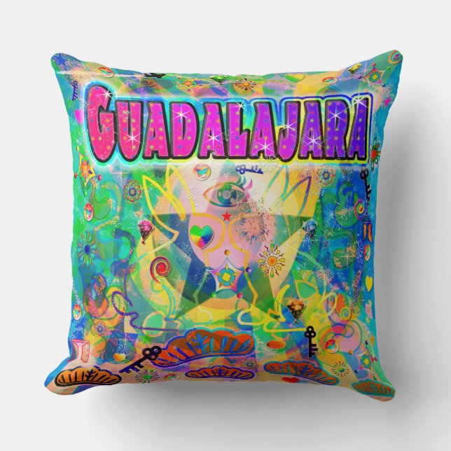 Almofada Travesseiro de Hora da Época de Guadalajara (Frente)