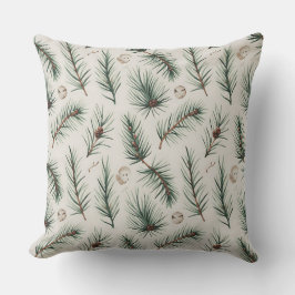 Almofada Travesseiro de inverno com floco de neve moderno -