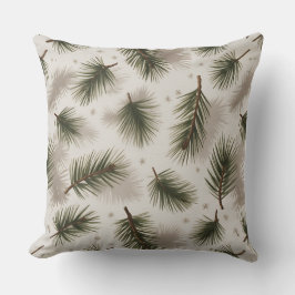 Almofada Travesseiro de inverno com floco de neve moderno -