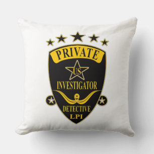 Almofada Travesseiro de Investigador Privado